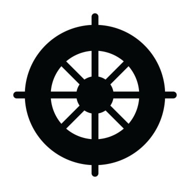 hedef simge vektör illüstrasyonu