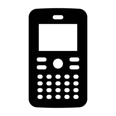 - Telefon. Web simgesi basit illüstrasyon