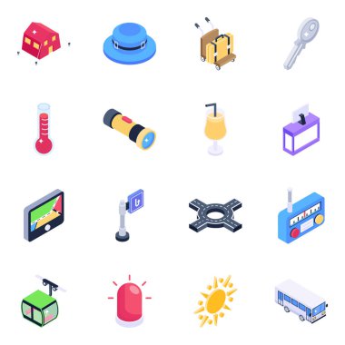 Basit tasarım web simgeleri kümesi 