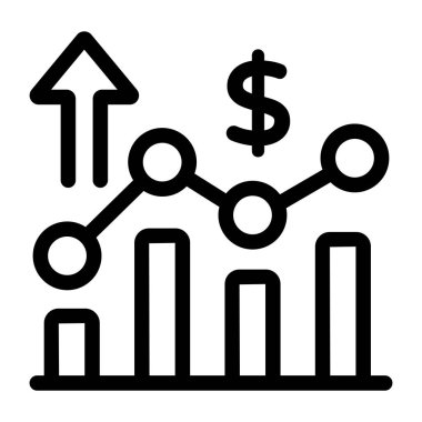 Büyüme grafiği Basit resimleme