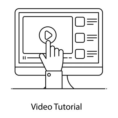 hand with smartphone and mobile phone with line style icon design, digital technology and media theme vector illustration