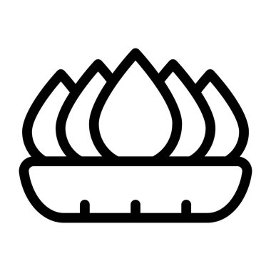 pirinç simgesi vektör illüstrasyonu