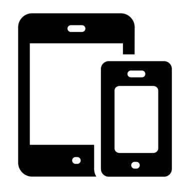 Cep telefonu. Basit resimleme