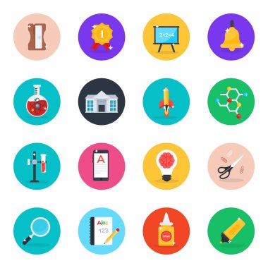 Web tasarımı için vektör simgeleri kümesi 