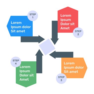 İş ve finans simgesinin vektör illüstrasyonu