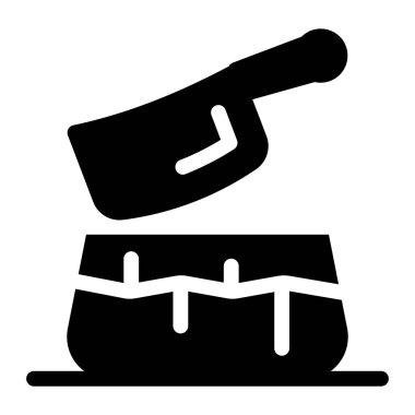 Web simgesi, vektör illüstrasyonu, balta 