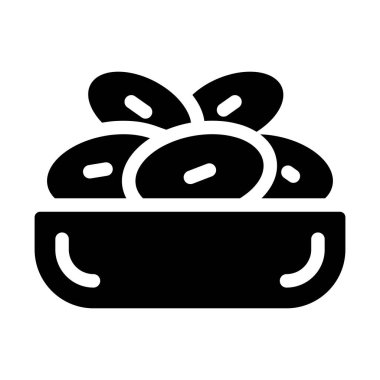 Tavşan simgesi vektör illüstrasyonu