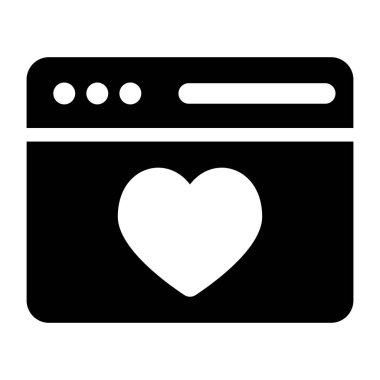 tarayıcı pencere simgesi, vektör illüstrasyonu