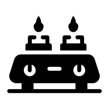 Kek. Web simgesi basit illüstrasyon