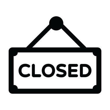 Dükkan. Web simgesi basit illüstrasyon