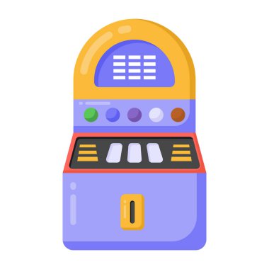 atari makinesi vektör illüstrasyon tasarımı