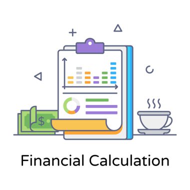 düz tasarım konsepti, simgenin vektör illüstrasyonu