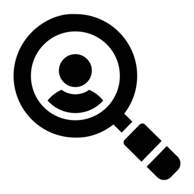 Arama simgesi vektör illüstrasyonu