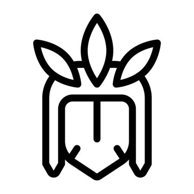 taç simgesi vektör illüstrasyonu