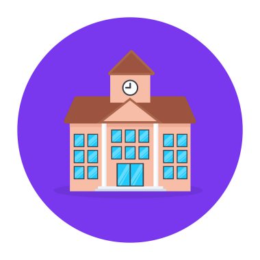 Ev ikonu. Web için vektör simgeleri oluşturmanın basit bir illüstrasyonu