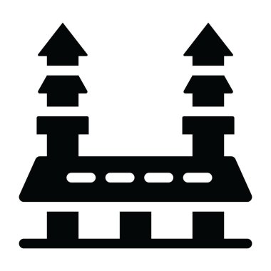 Tapınak web simgesi basit tasarım  