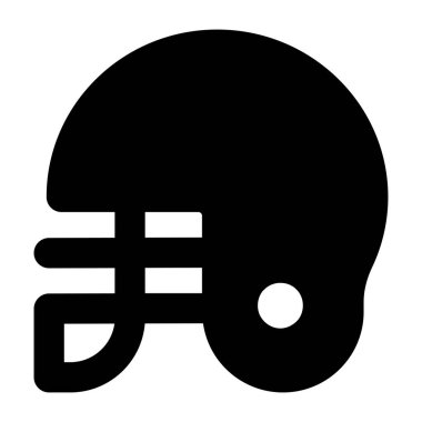 Beyzbol kaskı. Basit tasarım