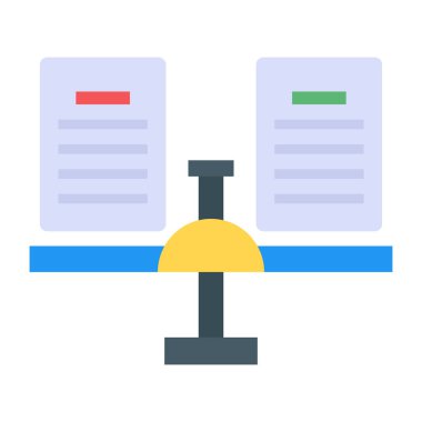 veri analiz çizgisi vektör renkli simge  