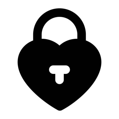 asma kilit ikon vektör çizimi