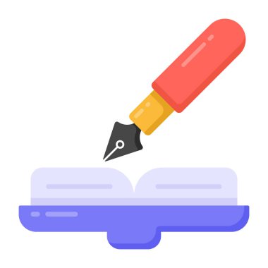 Mürekkep. Web simgesi basit illüstrasyon