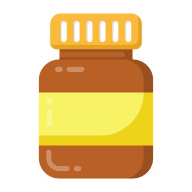 Bal vektörü illüstrasyon tasarımı kavanozu