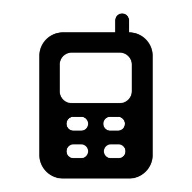 Telefon simgesi vektör illüstrasyonu