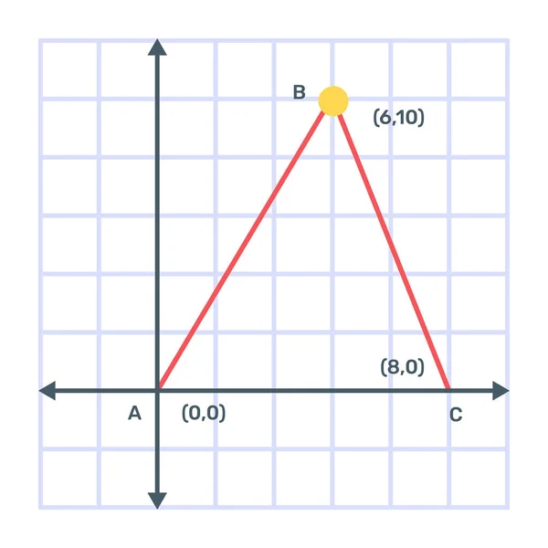 Gráfico Gráfico Con Diagrama Sobre Fondo Blanco — Archivo Imágenes Vectoriales