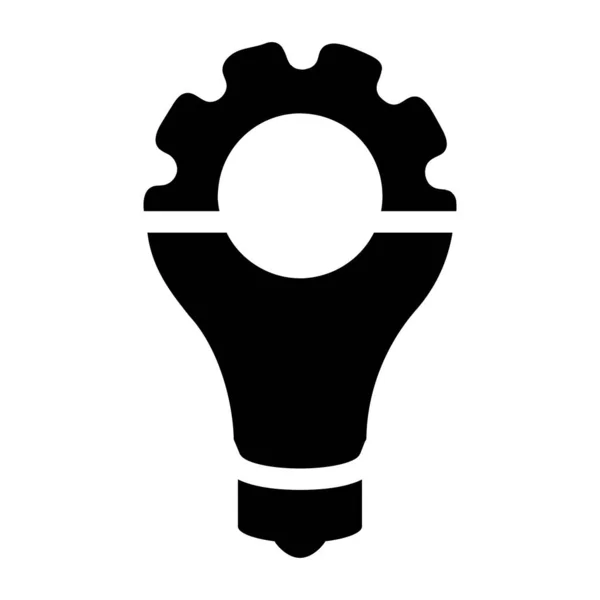 Idea Icono Web Ilustración Simple — Vector de stock