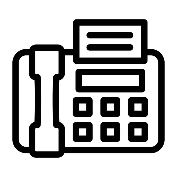 Telefoonpictogram Vectorillustratie — Stockvector