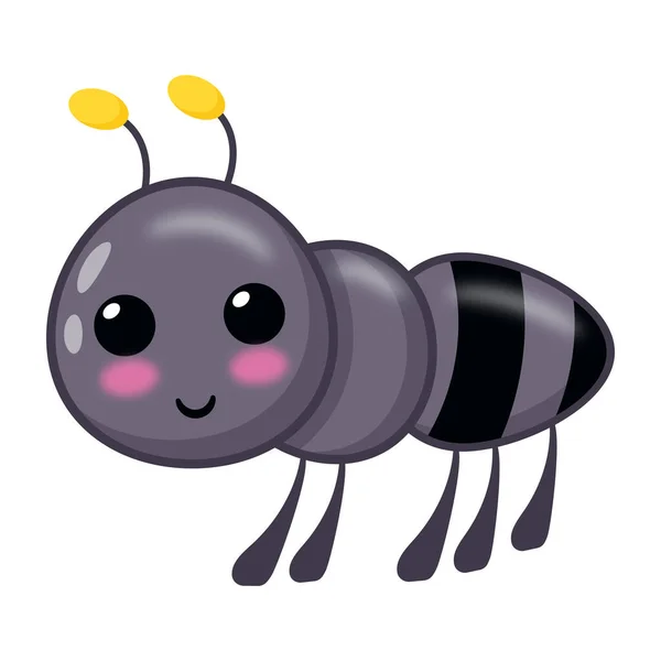 Cute Ladybug Smile — Stock Vector