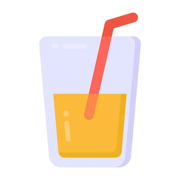 Cocktail Web Icon Simple Illustration — Stock Vector