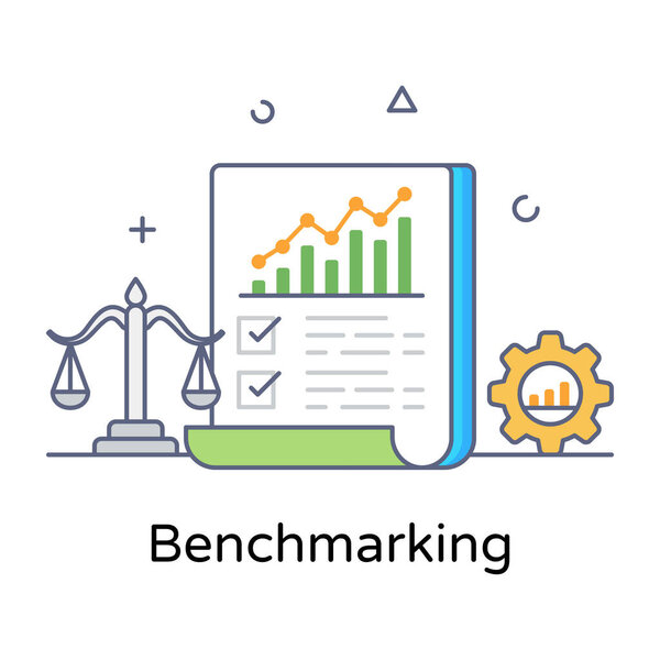 иконка управления бизнесом, векторная иллюстрация
