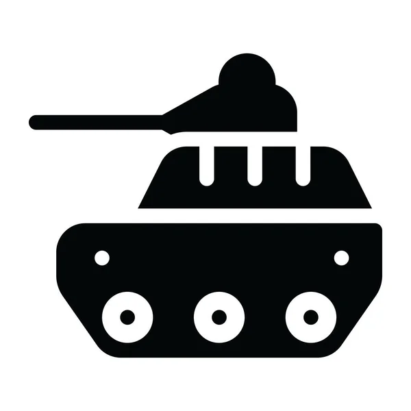 Icono Del Tanque Vector Ilustración — Vector de stock