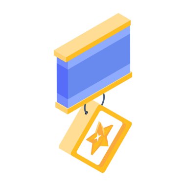 Bir robot kutusunun izometrik çizimi