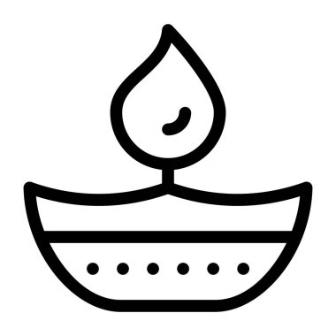 yanan mum vektör simgesi