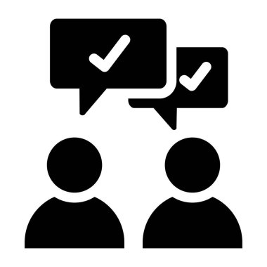 İletişim. Web simgesi basit illüstrasyon