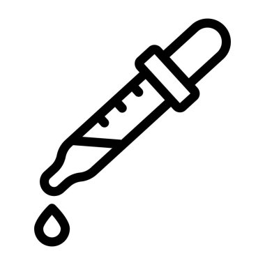 Şırınga. Web simgesi basit illüstrasyon