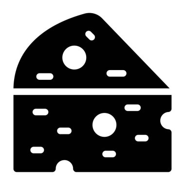 Peynir. Web simgesi basit illüstrasyon