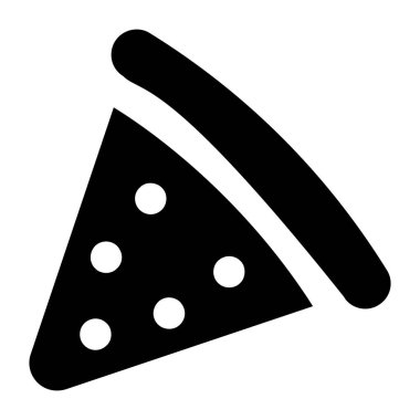 Yemek. Web simgesi basit illüstrasyon