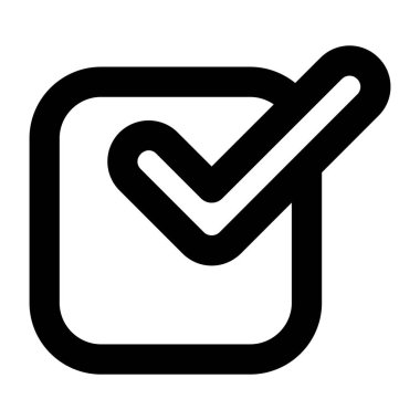 işaret simgesini işaretle, vektör illüstrasyonu