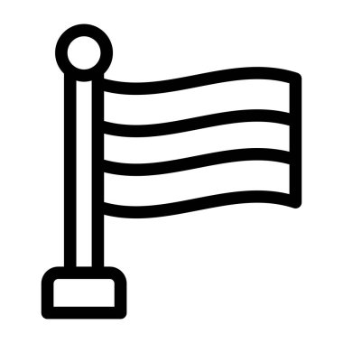 düz bayrak vektör illüstrasyonu