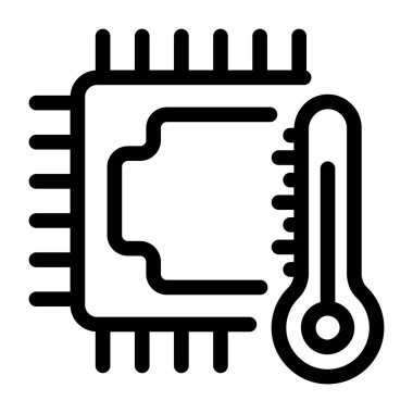 teknoloji ve geliştirme çizgisi vektör simgesi.
