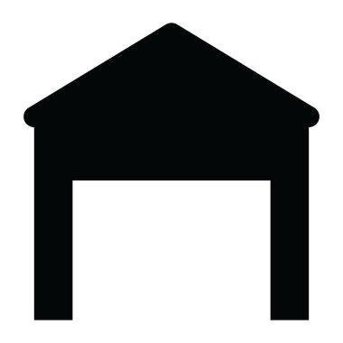 Ev. Basit illüstrasyon simgesi