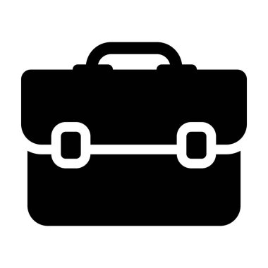 Çanta. Web simgesi basit tasarım