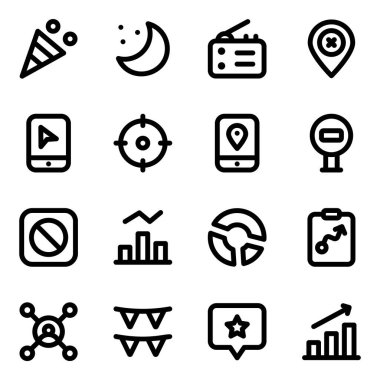 İş ve finans simgesinin vektör illüstrasyonu