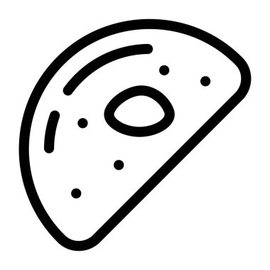 Gıda simgesinin vektör illüstrasyonu