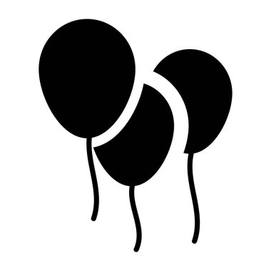 Kurdele vektör çizimi olan şirin bir bebeğin siyah silueti.