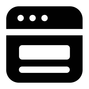 Ağ simgesi. Basit tasarım