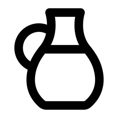 Sürahi. Web simgesi basit tasarım