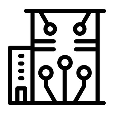 eğitim düz vektör simgesi.